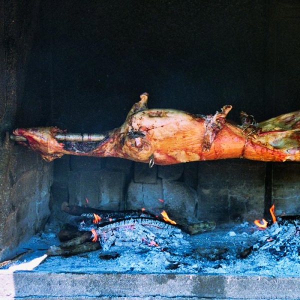 Lamb on Spit